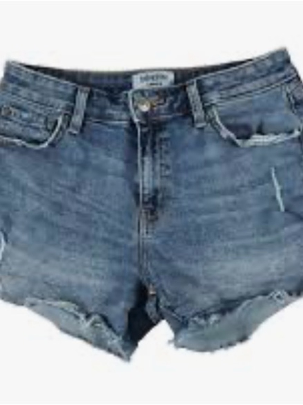 Women’s Levi’s Denim Jean Cutoff Distressed Shorts - Blue Size 14
